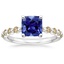 18KW Sapphire Marseille Champagne Diamond Ring (1/4 ct. tw.), smalltop view