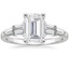 Moissanite Harlow Diamond Ring (1/2 ct. tw.) in 18K White Gold