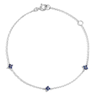 Nature Inspired Sapphire Bracelet