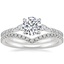 18K White Gold Luxe Aria Diamond Ring (1/3 ct. tw.) with Flair Diamond Ring (1/6 ct. tw.)
