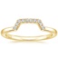 18K Yellow Gold Midi Linear Nesting Diamond Ring, smalladditional view 1