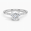 Moissanite Bettina Diamond Ring in Platinum