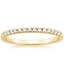 18K Yellow Gold Sonora Diamond Ring (1/8 ct. tw.), smalltop view