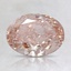 1.52 Ct. Fancy Intense Orangy Pink Oval Lab Created Diamond