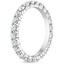 18K White Gold Lab Diamond Eternity Ring (1 1/3 ct. tw.), smallside view