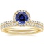 18KY Sapphire Waverly Diamond Bridal Set (2/3 ct. tw.), smalltop view