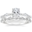 18K White Gold Palais Diamond Ring with Versailles Diamond Ring (3/8 ct. tw.)