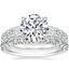 18K White Gold Tapered Sienna Diamond Ring with Sienna Diamond Ring (1/2 ct. tw.)