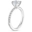 18KW Aquamarine Amelie Diamond Ring (1/3 ct. tw.), smalltop view