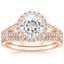 14KR Moissanite Fortuna Diamond Bridal Set (2/3 ct. tw.), smalltop view