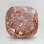 2.15 Ct. Fancy Intense Orangy Brown Cushion Lab Created Diamond