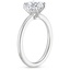 18K White Gold Everly Diamond Ring, smallside view