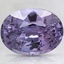 9.7x7.3mm Unheated Purple Oval Sapphire
