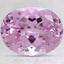 10x8mm Lab Created Pink Oval Lab Created Sapphire