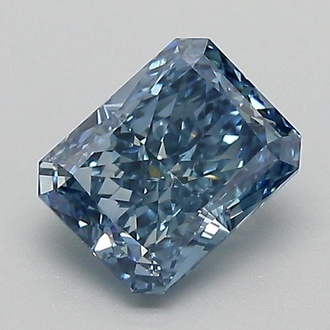 Loose 1.54Ct Round Cut Natural Deep Blue Santa Maria Aquamarine