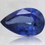 10.2x6.5mm Blue Pear Sapphire