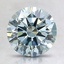 2.01 Ct. Fancy Blue Round Lab Created Diamond