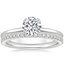 18K White Gold Aveline Ring with Luxe Ballad Diamond Ring (1/4 ct. tw.)