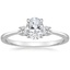 18K White Gold Selene Diamond Ring (1/10 ct. tw.), smalltop view