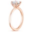 14K Rose Gold Lumiere Diamond Ring, smallside view