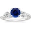 Sapphire Arden Diamond Ring in Platinum