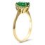 The Keeley Ring, smalltop view on a hand