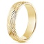 18K Yellow Gold Pacific Wedding Ring, smallside view