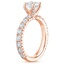 14K Rose Gold Luxe Ellora Diamond Ring, smallside view