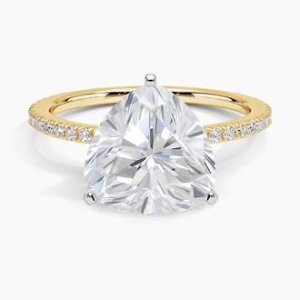 Luxe Ballad Moissanite and Diamond Ring