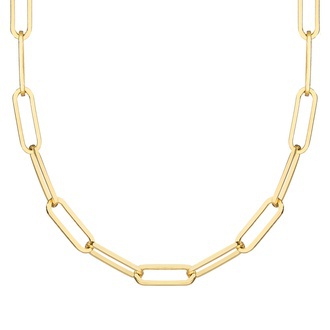 Lola Paperclip Chain Necklace (Large)