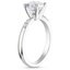 18K White Gold Lark Diamond Ring, smallside view