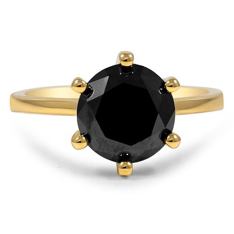 build your own black diamond engagement ring