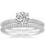 18K White Gold Luxe Valencia Diamond Ring (1/2 ct. tw.) with Valencia Diamond Ring (1/3 ct. tw.)