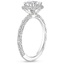 18KW Moissanite Nova Halo Diamond Ring (1/2 ct. tw.), smalltop view