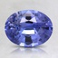 8.4x6.5mm Purple Oval Sapphire