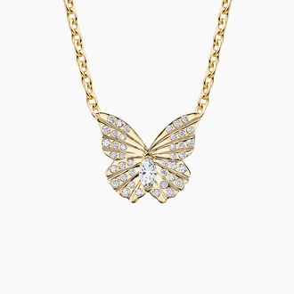 Logan Hollowell Flutter Lab Diamond Necklace