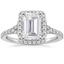 18KW Moissanite Joy Diamond Ring (1/3 ct. tw.), smalltop view