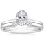 18K White Gold Noemi Ring with Wren Diamond Ring