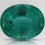 10.1x8.1mm Oval Emerald