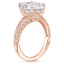 14K Rose Gold Nola Diamond Ring, smallside view