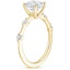 18K Yellow Gold Aimee Diamond Ring, smallside view