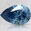 2.01 Ct. Fancy Vivid Blue Pear Lab Created Diamond