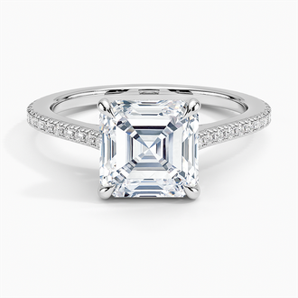 Cathedral Diamond Ring