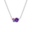 Purple Gemstone Necklace 