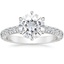 Moissanite Luxe Sienna Diamond Ring (1/2 ct. tw.) in 18K White Gold