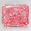 2.95 Ct. Fancy Vivid Pink Radiant Lab Created Diamond