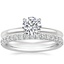 18K White Gold Salma Diamond Ring with Amelie Diamond Ring (1/3 ct. tw.)