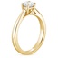 18K Yellow Gold Petite Tapered Trellis Ring, smallside view