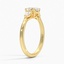 18K Yellow Gold Petite Opera Diamond Ring (1/4 ct. tw.), smallside view