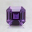 6.2mm Purple Asscher Sapphire